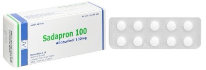 Sadapron 100mg (Điều trị tăng acid uric máu) (Hộp 5 vỉ x 10 viên) - Remedica/CH Síp (Hộp)