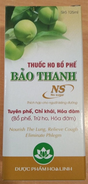 Thuốc ho bảo thanh NS 125ml - Hoa Linh