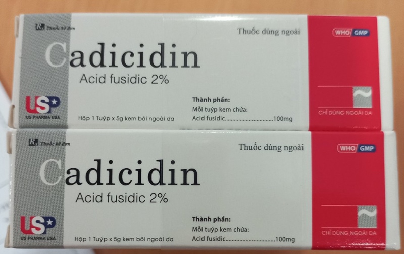 Cadicidin 5g (Acid fusidic 2%) - Công ty TNHH US Pharma USA