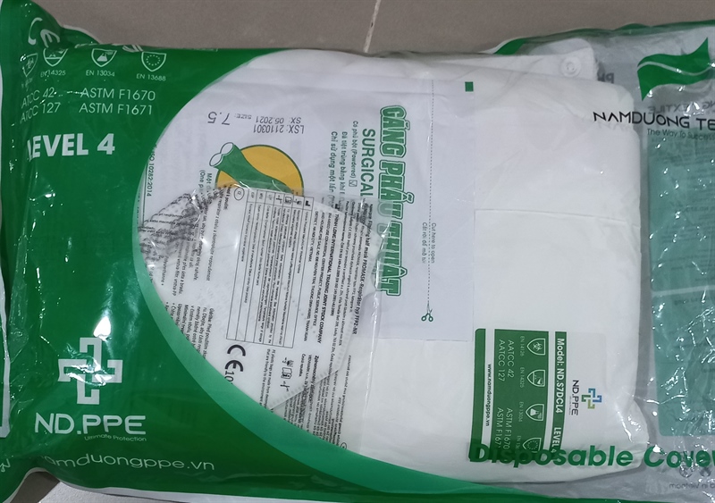 Bộ trang phục phòng, chống dịch cấp độ 4 (Set 7) - Nam Dương/VN