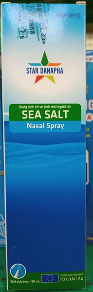 Xịt mũi nước biển SEA SALT người lớn 80ml - Danapha