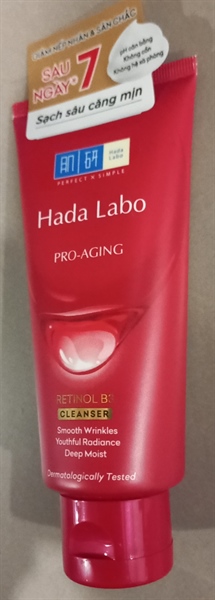 Kem rửa mặt cải thiện lão hóa da (Hada Labo Pro Anti aging) 80g - Rohto/VN 3