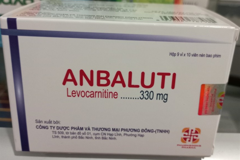 Anbaluti (Levocarnitine 330mg) (Hộp 9 vỉ x 10 viên) - Phương Đông