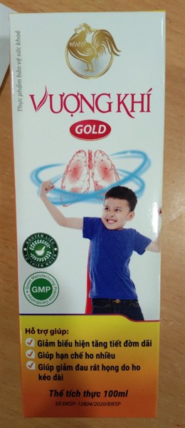Vượng khí gold 100ml (Hỗ trợ hạn chế ho) - Santex/Phúc An