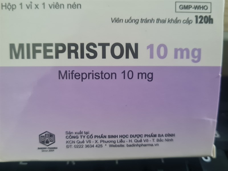 Ngừa MIFEPRISTON 10mg ( 120h) lốc 20-duoc-ban-tai-VẬT TƯ Y TẾ GIÁ TỐT