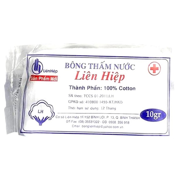 Gòn Liên Hiệp 100g ( lốc 20g )-duoc-ban-tai-VẬT TƯ Y TẾ GIÁ TỐT