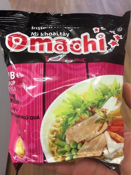 Mì Omachi Vị Sườn Hầm Ngũ Quả・リブ煮込み麺