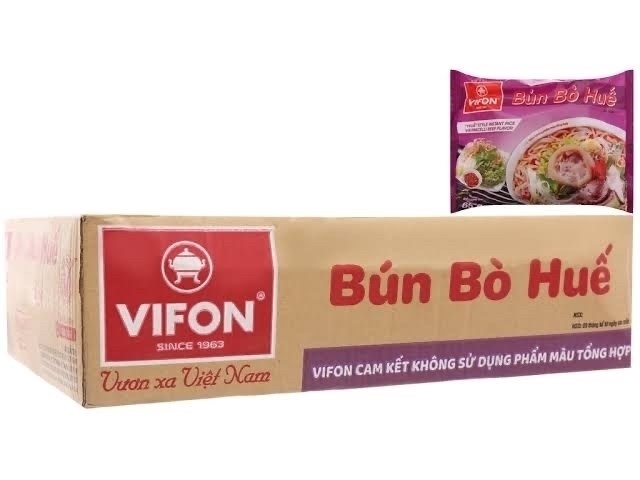 THÙNG Bún Bò Huế Vifon・フエの牛肉ビーフBOX