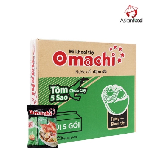 Mì Omachi Tôm Chua Cay・辛エビ麺 おまち