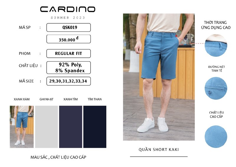 Quần short gió cạp chun vân kẻ ô chìm QSG019(270)