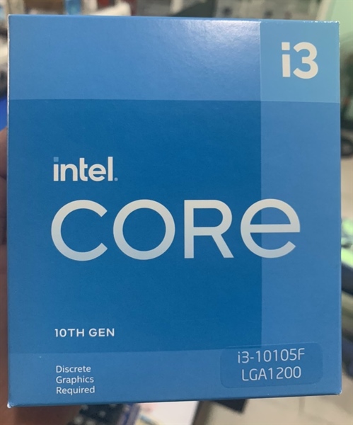 CPU Core i3 10105F Box chính hãng