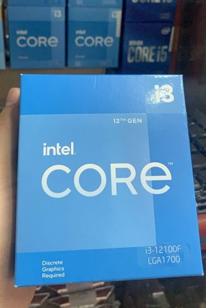 CPU Core i3 12100F box chính hãng