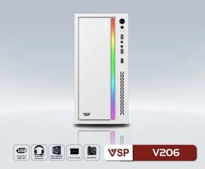 Thùng case VSP V206 màu trắng