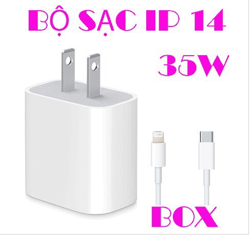 BỘ SẠC IPHONE 14 35W FULL BOX