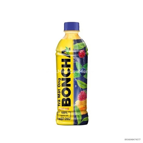 Trà Mật Ong Boncha Vị Việt Quất Blueberry 450ml
