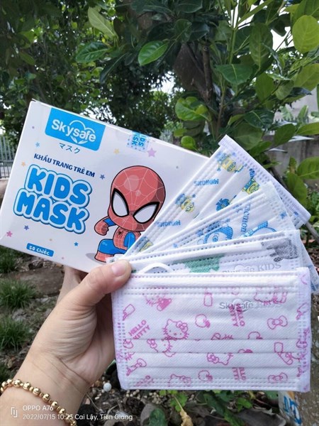 KHẨU TRANG Y TẾ TRẺ EM LINH ANH FACEMASK KIDS 50 CÁI/1 HỘP - Ảnh 1