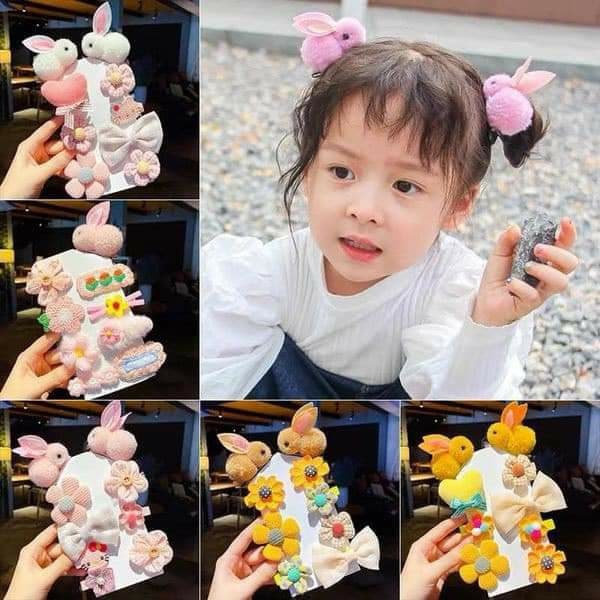 SÉT KẸP TÓC 9 MÓN CHO BÉ