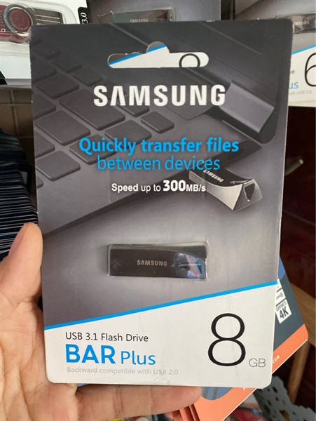 USB Samsung 8G 3.0 - Silver Metal Pendrive - 12 th