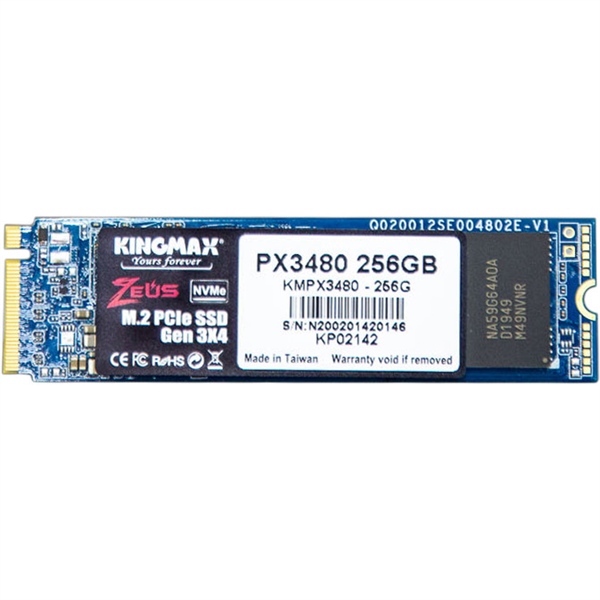 SSD M2 NVME 256g Kingmax new chính hãng