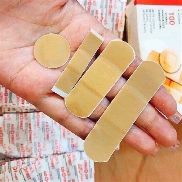 Băng cá nhân 100 miếng 4 cỡ