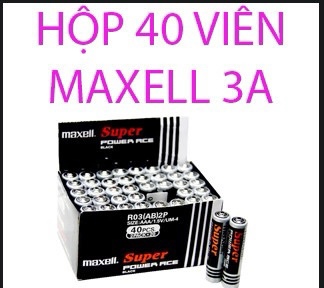 Hộp 40 viên pin Maxell AAA
