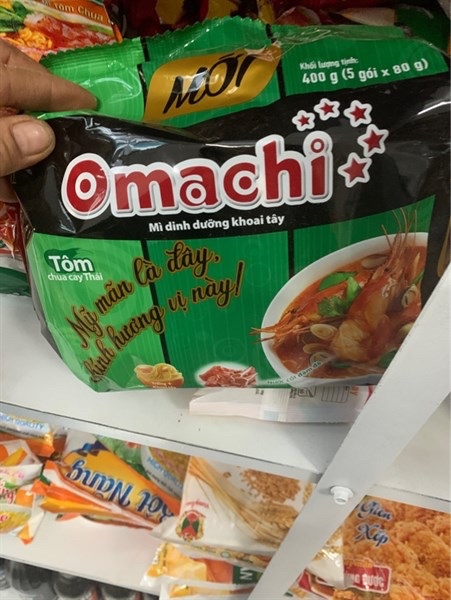 MÌ TÔM OMACHI VỊ TÔM CHUA CAY- SÉT 5 _37,5k