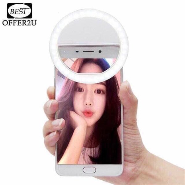 ĐÈN LED TRÒN XJ01 SELFIE KẸP ĐIỆN THOẠI - PIN SẠC SIÊU SÁNG