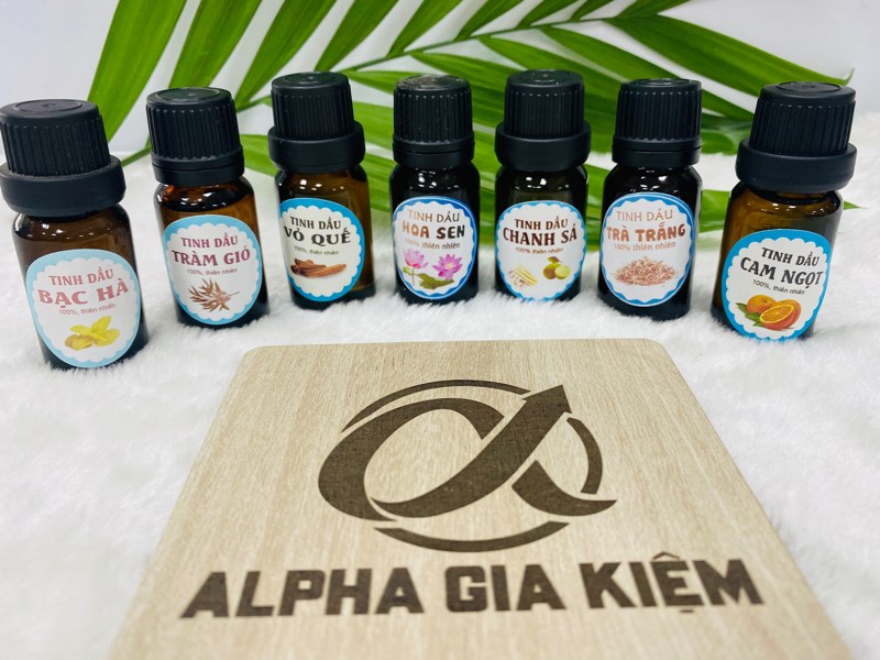 TINH DẦU 10ML - Chanh sả +bạc hà -Vỏ Quế + tràm gió - Vỏ Cam - TRà Trắng - Hoa Sen