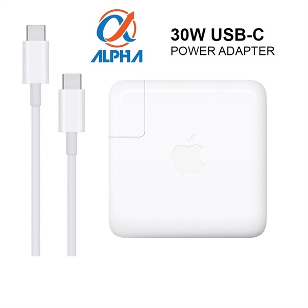 Adapter- sạc Macbook type-C 15v 2A 30w- bh 06 tháng