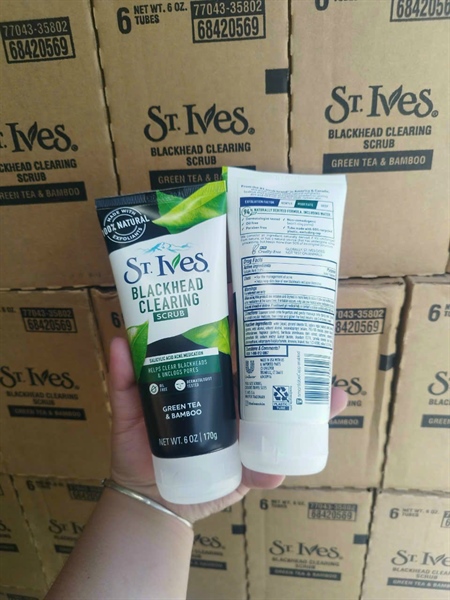 SỮA RỬA MẶT ST.IVES BLACKHEAD 170gr