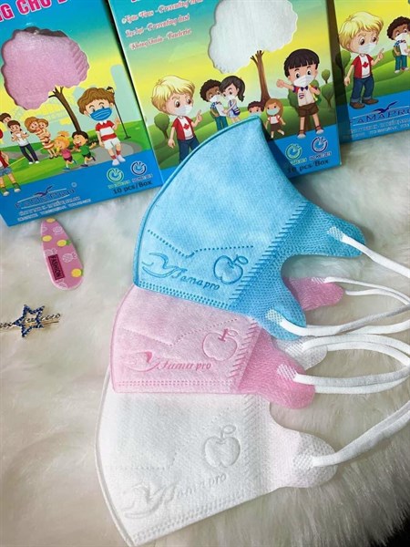 KHẨU TRANG 5D NAM ANH CHO BÉ ( Hộp 10 cái - Thùng 100 hộp_380k