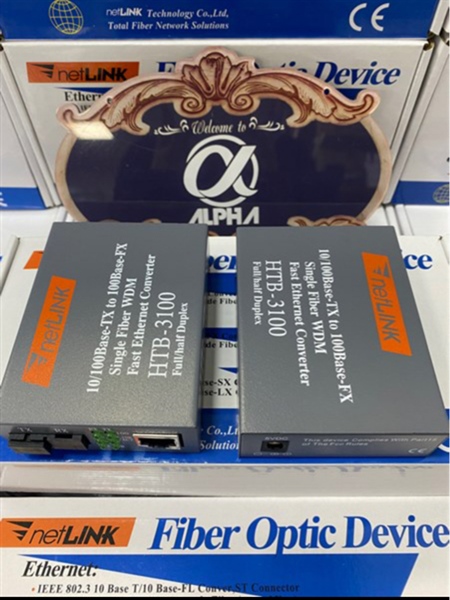 Converter - chuyển đổi quang điện Netlink A/B Tốc độ 1G - bh 03 tháng - Ảnh 1