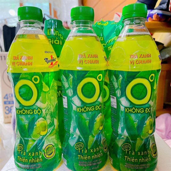 Trà xanh ko độ 445ml