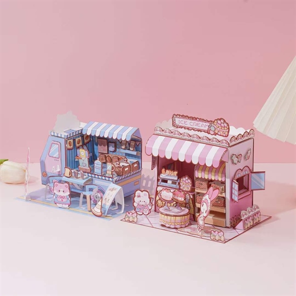 Bộ Ghép Nhà Bằng Giấy