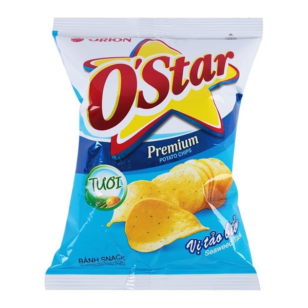Bánh O'star Tảo 30g _ LỐC 10 GÓI_ 53k