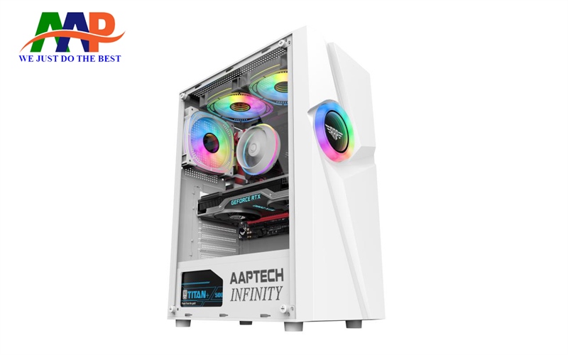 Case Infinity Aap - trắng, LED Trước