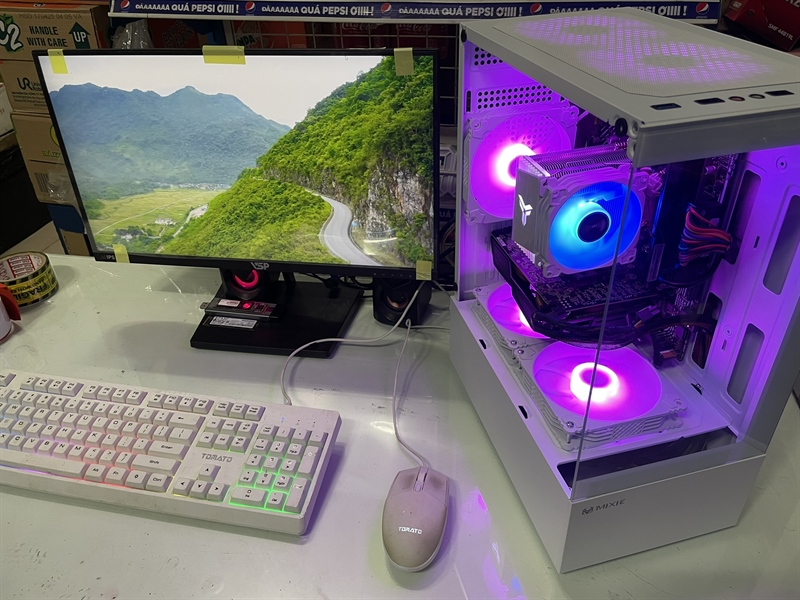 Case Chưa Màn, Main B560, i5 11400F, 16gb, 256gb, 1660s hoặc Ti 6gb Cũ