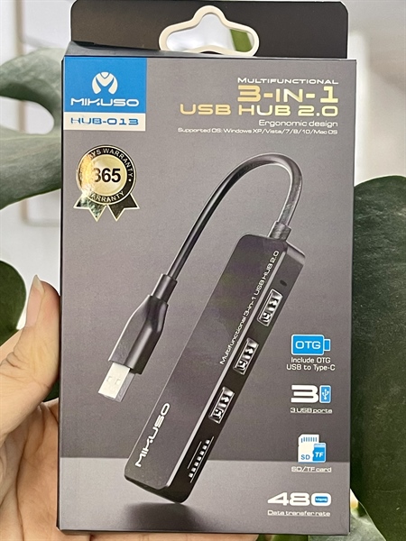 TYPE C RA USB 2.0 + SD + TF MIKUSO 013