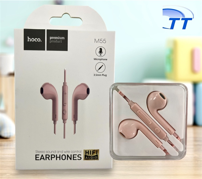 TAI NGHE HOCO M55 HỒNG