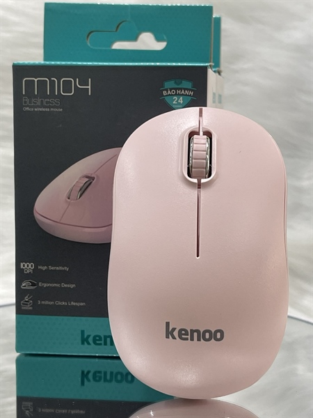 MOUSE KENOO M104 WIRELESS (HỒNG)