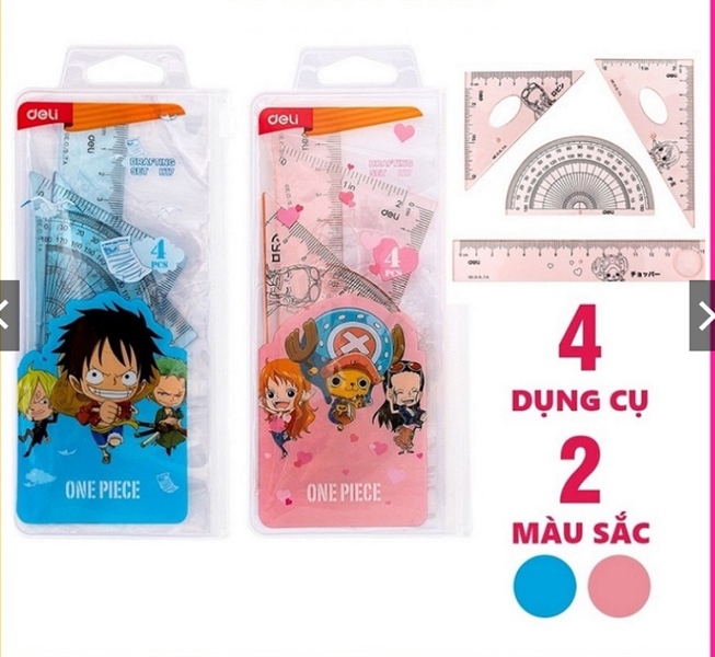 BỘ THƯỚC DELI ONCE PIECE H17