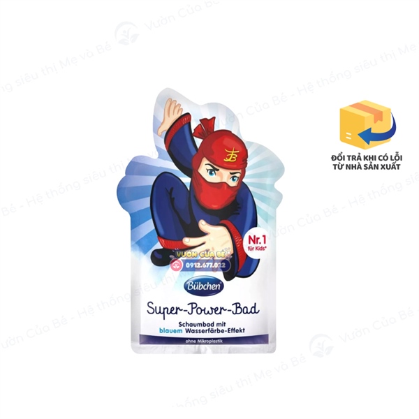 Sữa tắm tạo bọt Bubchen Super Power-Bad – Đức – Túi 40ml – Từ 3y