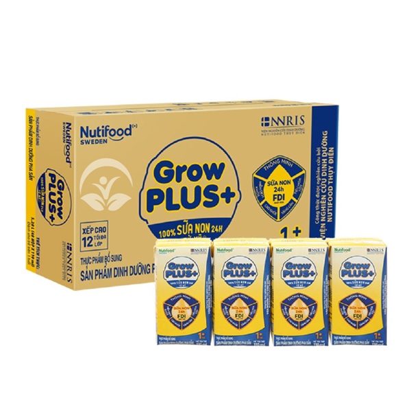 Sữa công thức pha sẵn Nutifood Grow Plus+ (phát triển chiều cao, tăng ...