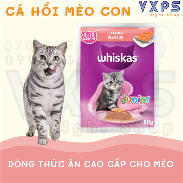 Pate gói Whiskas