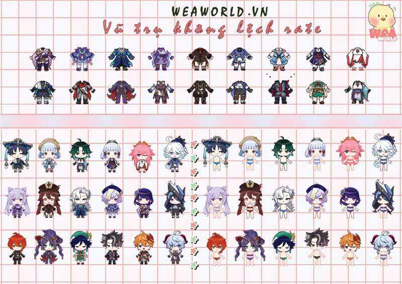 Standee Style thay quần áo Wea World