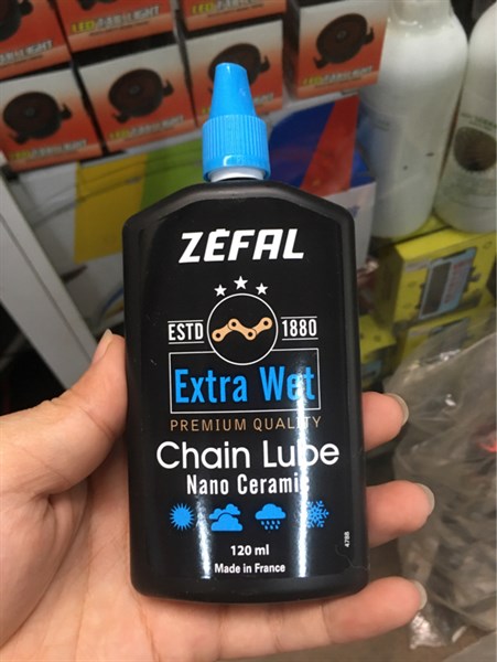 Dầu xích Zefal Extra wet - màu xanh (Lọ)
