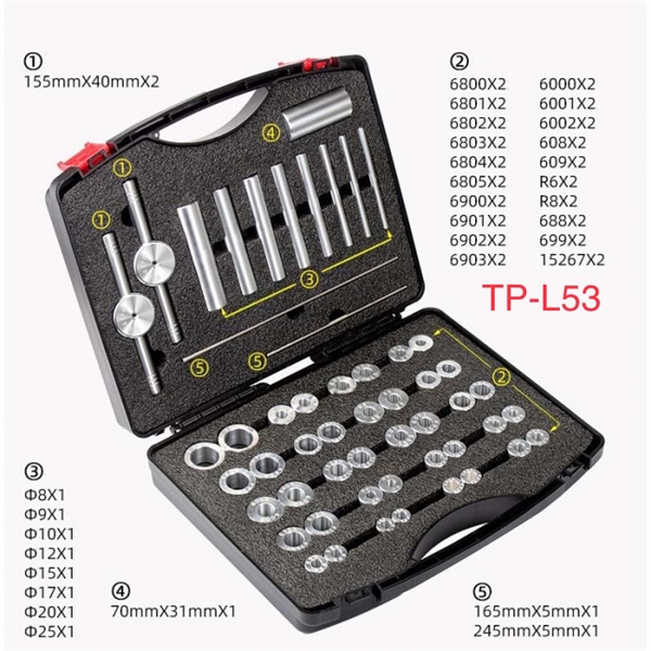 Bộ Dụng Cụ Ép Chén Cổ - Trục Giữa PRESS-HUB May ơ FIT Đa Năng TOOPRE TP-L53