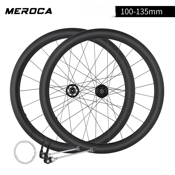 Vành xe đạp Carbon Meroca 50mm QR phanh đĩa 100*135mm
