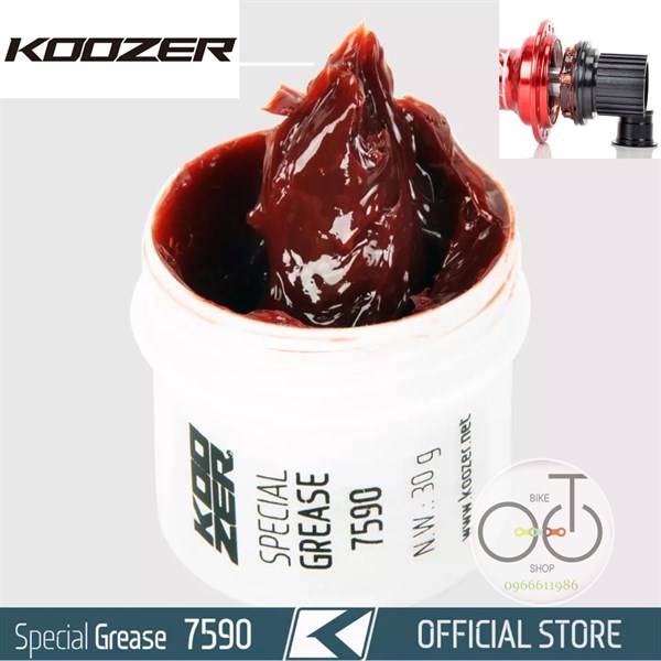 Mỡ Bò Bôi Cối Đùm Xe Đạp Koozer Special Grease 7590 30 Gram( chính hãng)