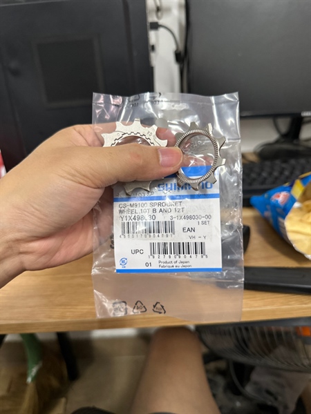 Líp rời thay thế Shimano M6100/7100/8100/9100 10T+12T (Hàng chính hãng) Full box